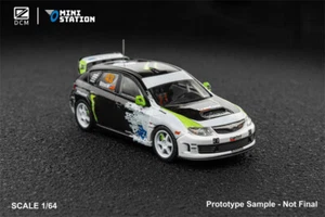 Mini Station*DCM 1:64 2008 Impreza WRX STI Rally Block43 Model Car - Picture 1 of 4
