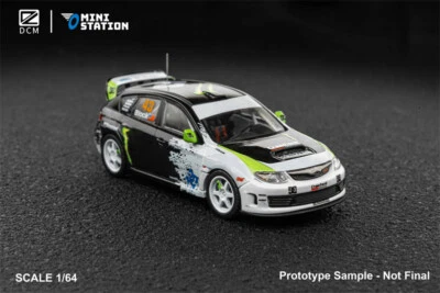 Mini Station*DCM 1:64 2008 Impreza WRX STI Rally Block43 Model Car - Image 1 of 4
