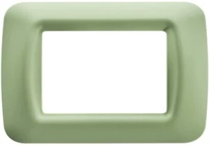 GEWISS TOP SYSTEM placca 3 posti Verde Venezia GW22543 - Foto 1 di 1