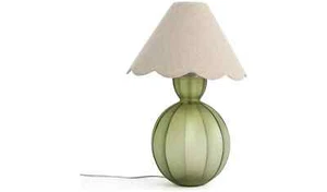 Habitat Estella Glass Table Lamp - Green - Picture 1 of 7
