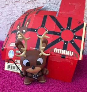 Dunny 3” Holiday Naughty Reindeer Chuck Boy - Extremely Rare With Box. Kid Robot - Picture 1 of 7