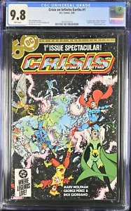 Crisis on Infinite Earths 1 CGC 9.8 1985 4554260018 1st Blue Beetle & Detective - Bild 1 von 2