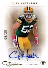2011 Prime Signatures Football Card Pick (Inserts)