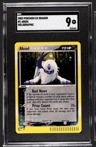 SGC 9 MINT Pokemon ABSOL Holo Rare 2003 ex Dragon #1/97