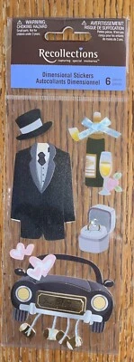 RECUERDOS Anillo de champán para novio feliz para siempre boda coche recién casado Foto 1 de 3