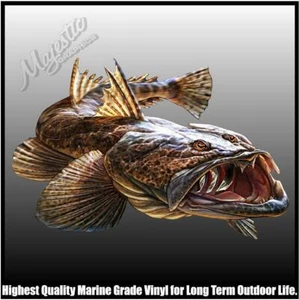 FLATHEAD - 210mm x 140mm  - BOAT DECAL - STICKER - Picture 1 of 1