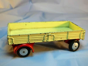 CORGI 100 DROPSIDE TRAILER CREAM RED FARM VEHICLE MODEL TOY VINTAGE - Picture 1 of 10