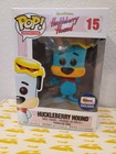 FUNKO POP FLOCKED HUCKLEBERRY HOUND 15 HANNA BARBERA BLEMISHED box