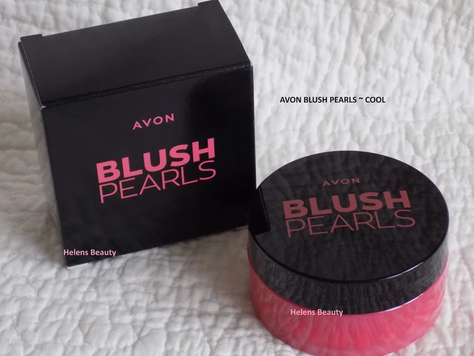 AVON BLUSH PEARLS IN SHADE COOL ~ * BRAND NEW IN BOX  * - Image 1 of 4
