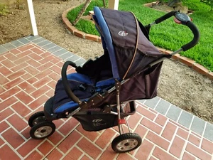 Roger Armstrong Elfin Stroller - Blue and Black - Picture 1 of 2