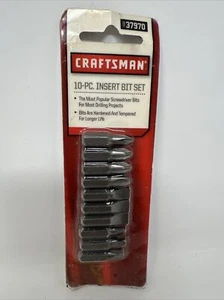 Craftsman 10-pc Insert Bit Set NIP - Part # 37970 - Picture 1 of 2