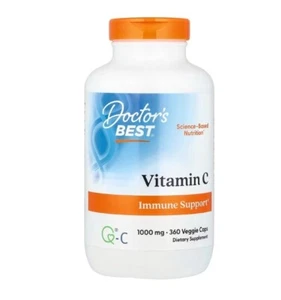 Doctor's Best, Vitamin C with Q-C, 1,000 mg, Healthy Immune, 360 Veggie Caps - Picture 1 of 6