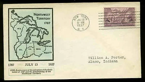 795 NW TERR. FDC NEW YORK, NY PLANTY P4 LINPRINT CACHET - Picture 1 of 1