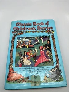 CLASSIC BOOK OF CHILDREN'S STORIES 5 FAMOUS BOOKS IN 1 VOL. HBDJ 1986 - Picture 1 of 10