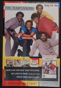 Póster promocional THE TENTATIONS Truly For You 1984 Motown 24 x 36 - Imagen 1 de 7