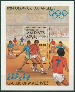 Maldivas 1984 Olympia Los Angeles Balonmano Bloque 94 MNH (C6958) - Imagen 1 de 1