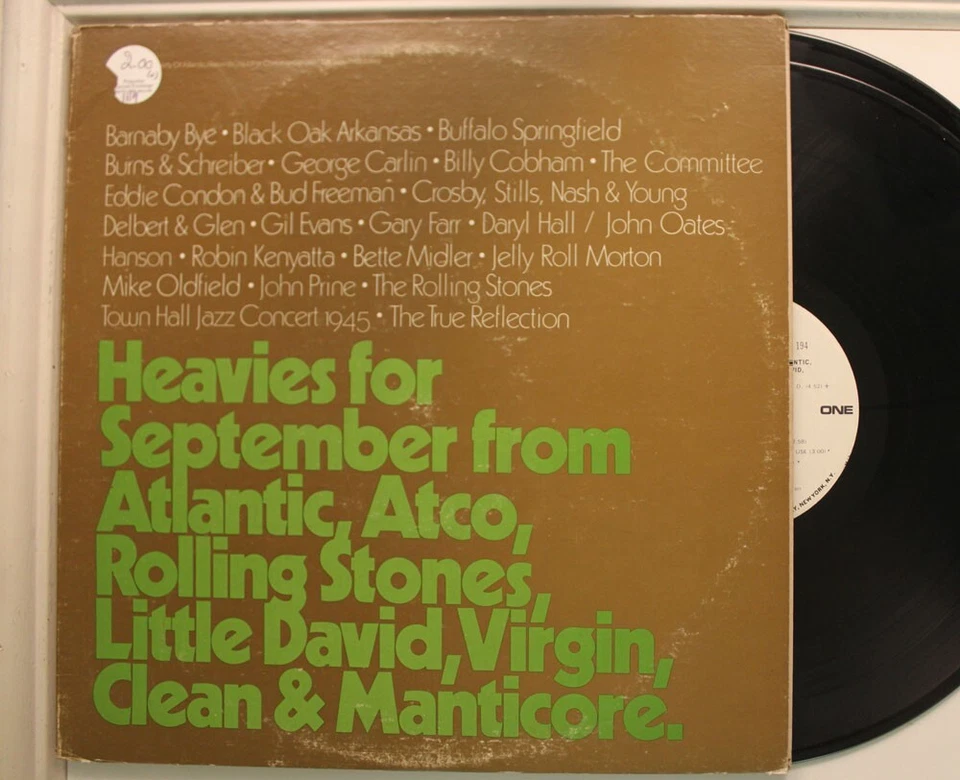 V/A Promo 2Lp Heavies For September From Atlantic, Atco, Rolling Stones, Little - Image 1 of 1