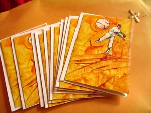 Lot 10 Vintage Baseball Einladung Geschenk Gruß Ankündigung Karten Norcross - Bild 1 von 6
