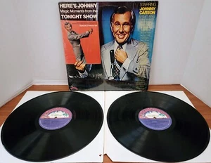 Johnny Carson Here's Johnny Magic Moments From The Tonight Show 2X Vinyl LP 1974 - Picture 1 of 8