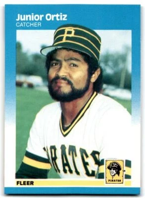 1987 Fleer Junior Ortiz c Pittsburgh Pirates #616 - Image 1 of 2