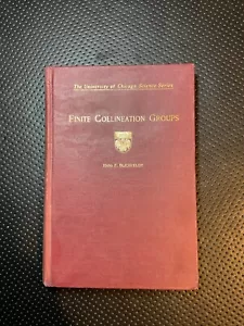 Finite Collineation Groups -The University Of Chicago Science Series (1917) - Foto 1 di 13