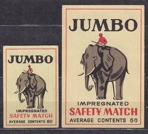 POLAND 1958 Matchbox Label Export - Cat.E#039e. A+B JUMBO Impregnated SM AC 60 - Imagen 1 de 1