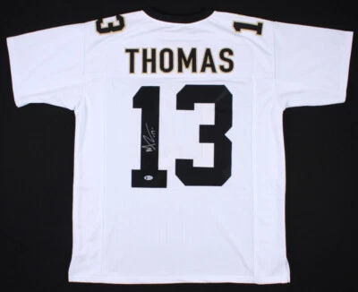 Camiseta New Orleans Saints assinada por Michael Thomas (certificado de autenticidade Beckett) Pro Bowl WR (2017) - Imagem 1 de 4
