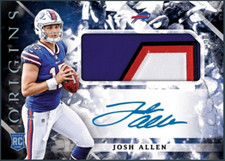2018 Panini Origins Rookie Patch Autograph RARE RC - Josh Allen RPA Digital Card
