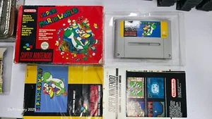 Super Mario World - Super Nintendo (Snes) - Boxed - Tested - Picture 1 of 2
