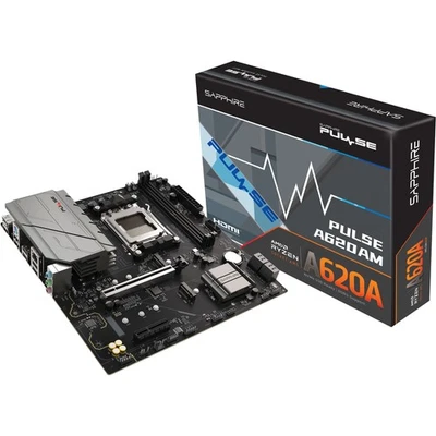 SAPPHIRE PULSE A620AM, Mainboard, Sockel AM5 - Bild 1 von 4