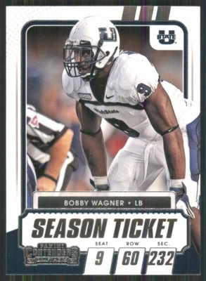 2021 Panini Contenders Draft Picks #84 Bobby Wagner Utah State Aggies 50799 - Image 1 of 2