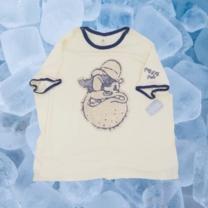 Disney Walt Disney World Peg Leg Pete Mens Off White Graphic T Shirt Size 4XL - Picture 1 of 7