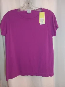 Damen Seamless Kurzarm T-Shirt - All in Motion™ Dark Violet M - Bild 1 von 5