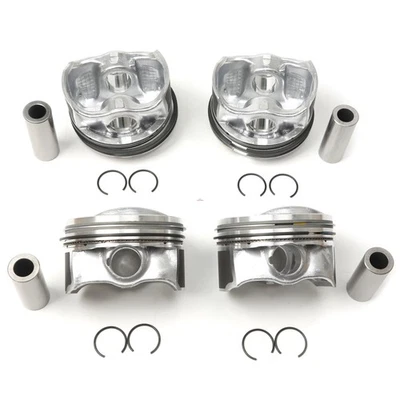 Piston Set 82.5mm Φ21mm Fit For Audi A3 A4 A5 VW Golf Passat CC 06H107065BK 1.8T Foto 1 de 4