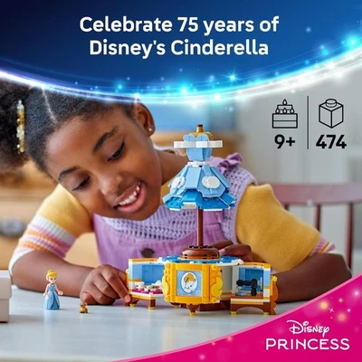 LEGO Disney Princess Cinderella’s Dress Kids Toy vs Minidoll Character 43266, 9+ - Image 1 of 4