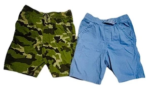 Boy's Shorts Lot of 2 pair - 365 Kids- Blue & Camo - Size 7 - Picture 1 of 4