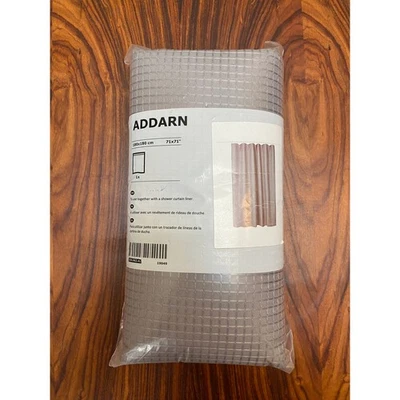 Cortina de Ducha IKEA ADDARN 71x71" - Patrón Gofre Beige - Nueva y Precintada Foto 1 de 4
