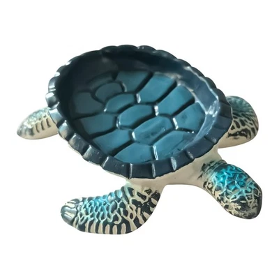 1x Jabonera Tortuga Marina Resina Tortuga Auto Drenable Jabonera Jabonera Bandeja Soporte Foto 1 de 4