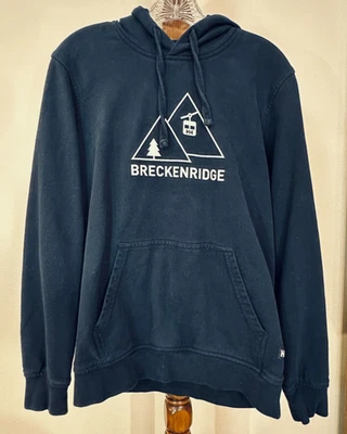 Sudadera con Capucha Helly Hansen Azul Marino Para Hombres M Montaña Cable Car Gráfico Pullover Foto 1 de 4