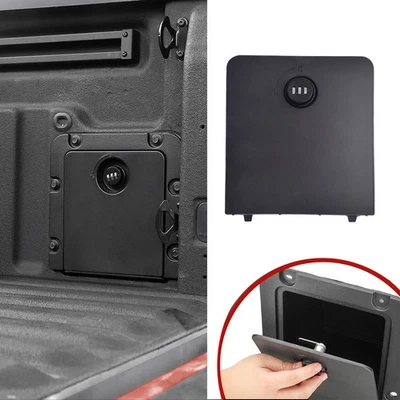 Cubierta de contenedor de almacenamiento con partición de carga de cama con bloqueo de código para Ford Maverick 2022-2025 Foto 1 de 4