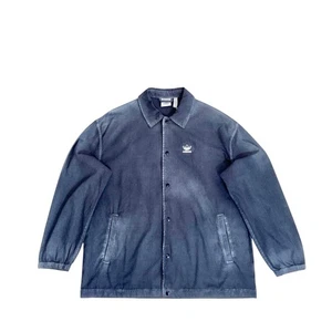 adidas Originals Herren Coachjacke Tie Dye Essentials schwarz/weiß Overshirt - Bild 1 von 9