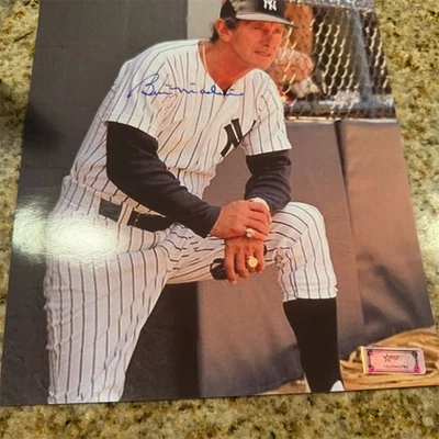 Foto autografiada de Billy Martin 8x10 estrella de los Yankees de Nueva York auténtica Foto 1 de 3