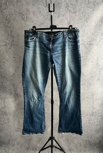 House Of Denim Damen Bootcut Jeans Y2K Denim Hose Größe UK16 EU44 - Bild 1 von 20