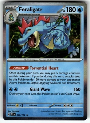 Feraligatr Rare SV05: Temporal Forces 041/162 NM - Image 1 of 2
