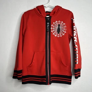 Jumping Beans Amazing Spiderman Zip Up Size 5 Boys Jacket Hoodie - Picture 1 of 9