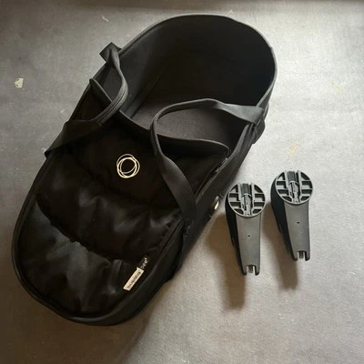 Bugaboo Bee5 Black Bassinet And Adaptor - Image 1 of 4