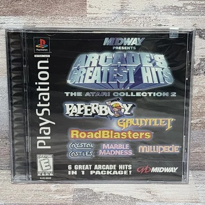 Arcade's Greatest Hits The Atari Collection 2 (PS1, 1998) Factory Sealed Hangtab - Image 1 of 4