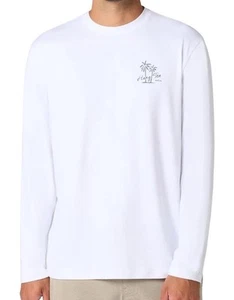 Hang Ten Men’s Long Sleeve Sun T-Shirt White Med UV Protection UPF 50+ Quick Dry - Bild 1 von 2