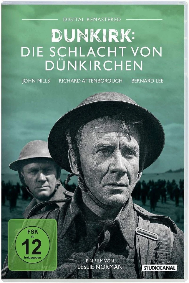 DUNKIRK:DIE SCHLACHT VON - MOV (DVD) Mills John Attenborough Richard Lee Bernard - Photo 1/1