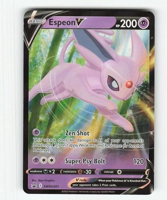 SWSH: Sword & Shield Promo Cards #SWSH201 Espeon V POKEMON - Image 1 of 2